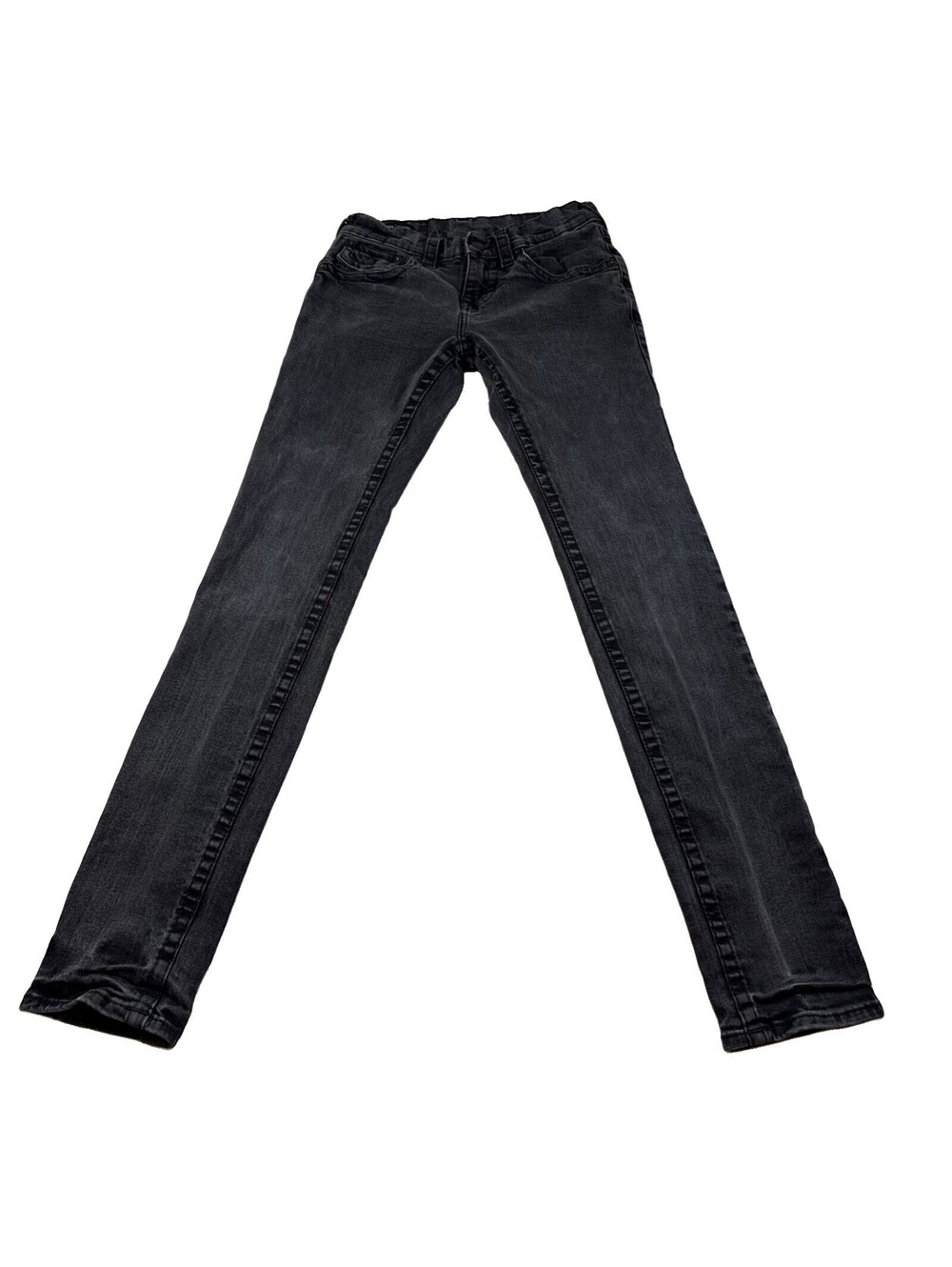 True Religion Rocco Womens Black Jeans World Tour Relaxed Skinny Sz 28 Pre Owned